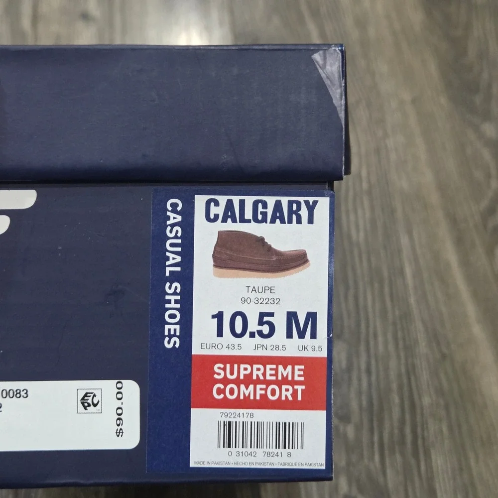 Dockers Calgary Suede Chukka Boots Mens 10.5 M Taupe Casual Comfort Preppy NEW